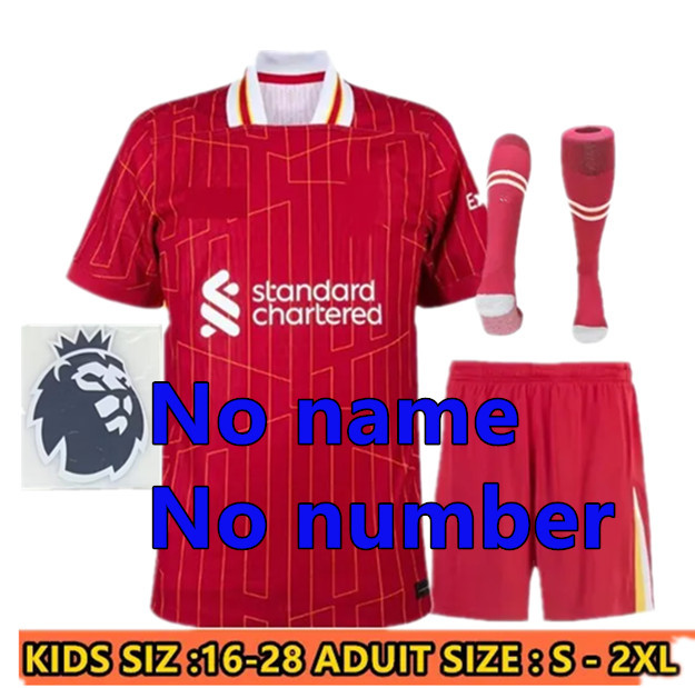 24 25 Men kit Liverpool Soccer Jersey Salah Darwin Nunez Home Away Dominik Szoboszlai Robertson Alisson Becker Joe Gomez Joel Matip 2024 2025 Football Men uniforms
