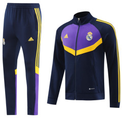 23 24 25 Men KIT Real Madrid Soccer Training suit MBAPPE Long pull jacket set BELLINGHAM VINI JR CAMAVINGA ALABA HAZARD ASENSIO MODRIC 2024 2025 Football uniforms