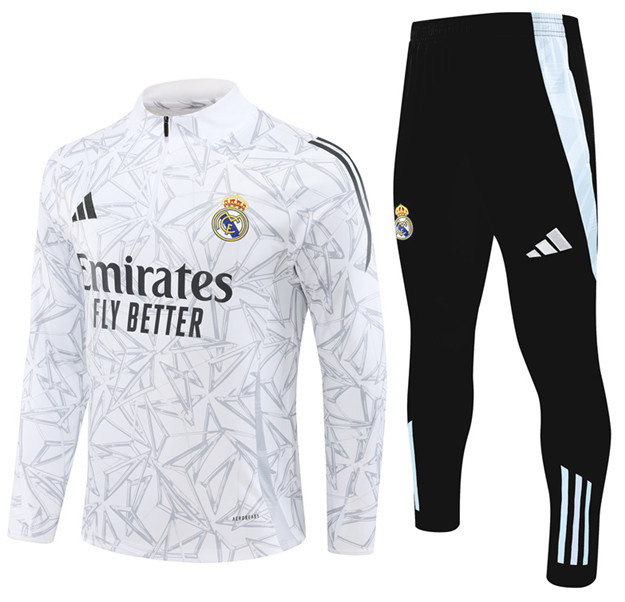 24 25 Men KIT Real Madrid Soccer Training suit MBAPPE BELLINGHAM VINI JR CAMAVINGA ALABA ASENSIO MODRIC 2024 2025 Adult Football jogging kit uniforms