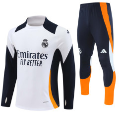 24 25 Men KIT Real Madrid Soccer Training suit MBAPPE BELLINGHAM VINI JR CAMAVINGA ALABA ASENSIO MODRIC 2024 2025 Adult Football jogging kit uniforms