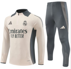 24 25 Men KIT Real Madrid Soccer Training suit MBAPPE BELLINGHAM VINI JR CAMAVINGA ALABA ASENSIO MODRIC 2024 2025 Adult Football jogging kit uniforms
