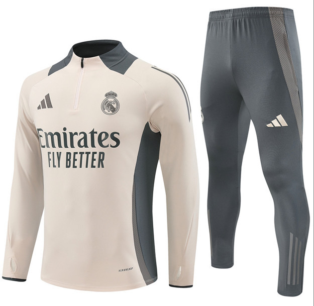 24 25 Men KIT Real Madrid Soccer Training suit MBAPPE BELLINGHAM VINI JR CAMAVINGA ALABA ASENSIO MODRIC 2024 2025 Adult Football jogging kit uniforms