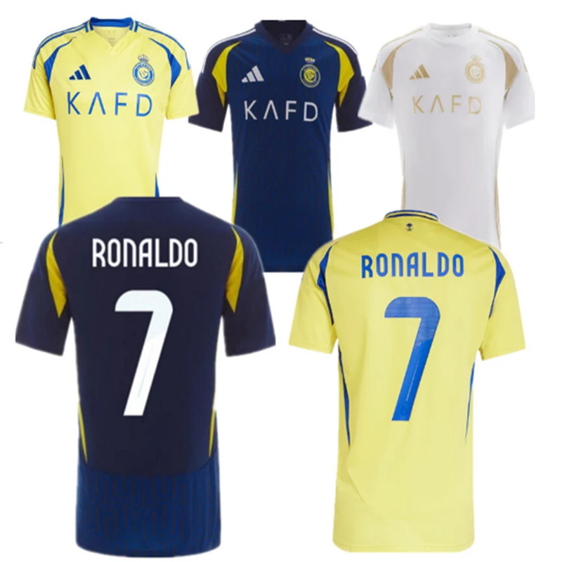 2425 NEYMAR JR Al Nassr FC Ronaldo soccer Jerseys Al Hilal Saudi uniform CR7 Men Football shiirt MANE jersey 2024 SERGEJ Saudi Arabia