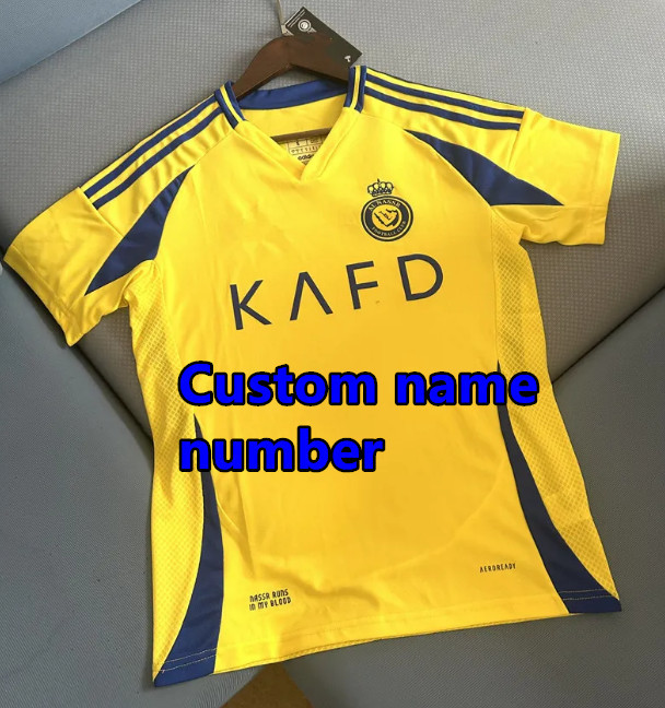 2425 NEYMAR JR Al Nassr FC Ronaldo soccer Jerseys Al Hilal Saudi uniform CR7 Men Football shiirt MANE jersey 2024 SERGEJ Saudi Arabia