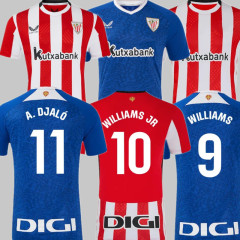 2425 Athletic Bilbao Soccer Jerseys GURUZETA Centenary AthLEtic O.SANCET Futbol Football Shirt 2024 2025 Maglia Calcio Williams YURI A. DJALO