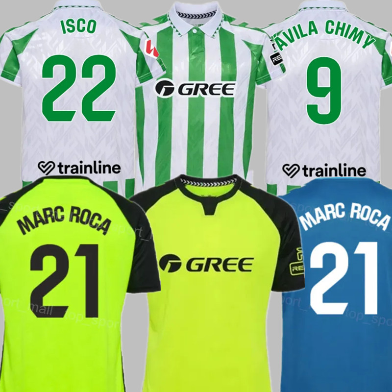 NEW 24 25 Real Betis Soccer Jerseys Home ISCO 2024 2025 JOHNNY Away 3RD PEZZELLA AVILA CHIMY Shirts AYOZE BAKAMBU Football Men Uniforms