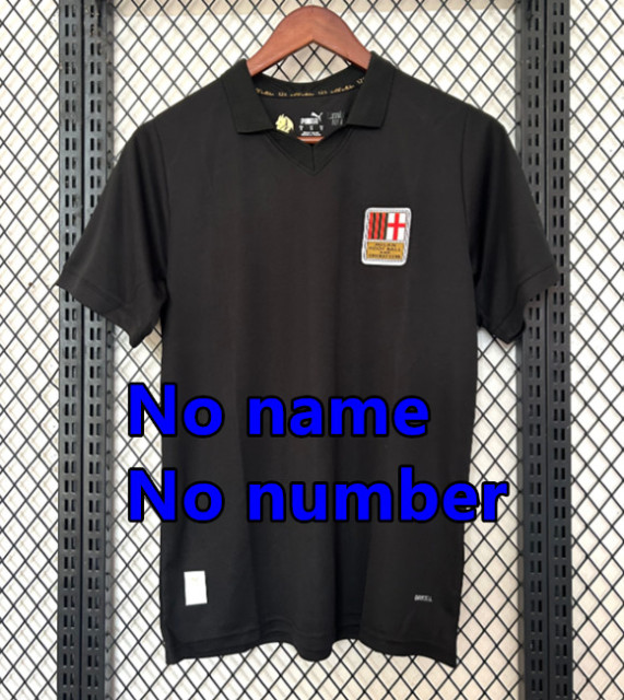 2425 AC Milan Soccer Jerseys GIMENEZ 2024 2025 Black red Milan125th anniversary shirt RAFA LEÃO PULISIC THEO JOÃO FÉLIX Football Men Uniforms