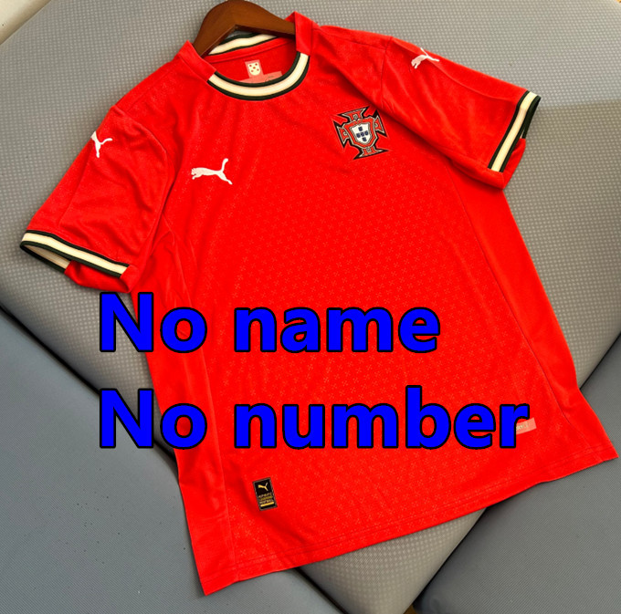2025 Portugal Soccer Jerseys B.FERNANDES RONALDO Home away 25 26 PLAYER FAN edition ANDRÉ SILVA JOAO FELIX PEPE BERMARDO Football shirt Men uniform