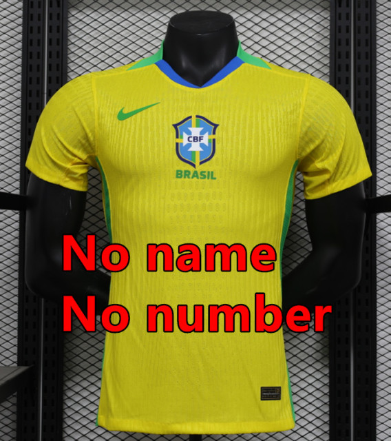 2025 Brazil Soccer Jersey VINI JR. NEYMAR JR CASEMIRO 25 26 National Team G.JESUS P.COUTINHO Home Away  PLAYER FAN edition Men Shirt  T.SILVA PELE MARCELO Football Uniform