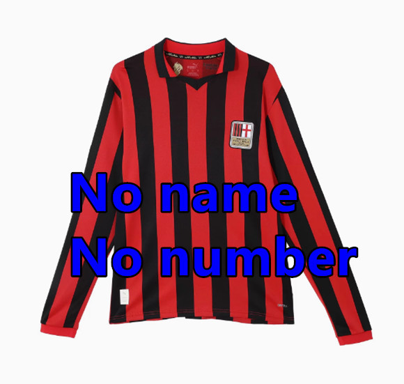 2425 AC Milan Soccer Jerseys GIMENEZ 2024 2025 Black red Milan125th anniversary shirt RAFA LEÃO PULISIC THEO JOÃO FÉLIX Football Men Uniforms