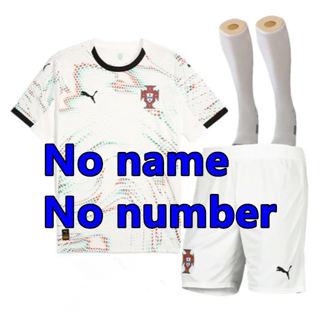 Men KIT 2025 Portugal Soccer Jersey B.FERNANDES RONALDO Home away 25 26 FAN edition ANDRÉ SILVA JOAO FELIX PEPE BERMARDO Football shirt KIDS uniform