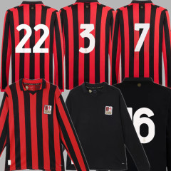 2425 AC Milan Soccer Jerseys GIMENEZ 2024 2025 Black red Milan125th anniversary shirt RAFA LEÃO PULISIC THEO JOÃO FÉLIX Football Men Uniforms