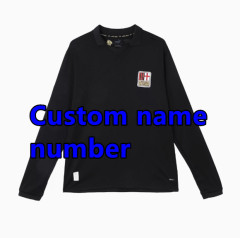 Black LONG Custom Name number