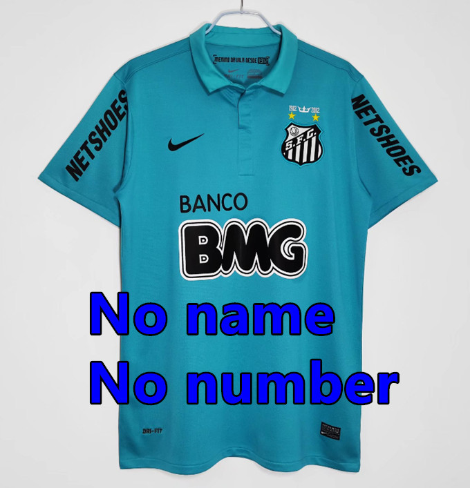 12 13 Santos Retro jersey Home AWAY white adult 2012 2013 NEYMAR JR FAN edition Men Shirt T.SILVA PELE MARCELO Football Uniform