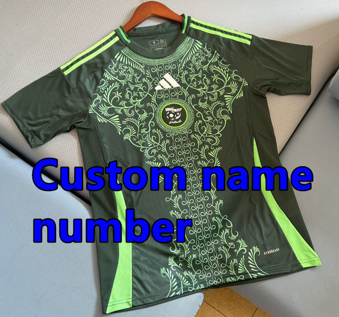 24 25 Algeria MAHREZ Soccer Jersey Home Away 2024 2025 FEGHOULI BRAHIMI BOUNEDJAH BELAILI SLIMANI ATAL BENSEBAINI BENNACER ABEID Football Uniform