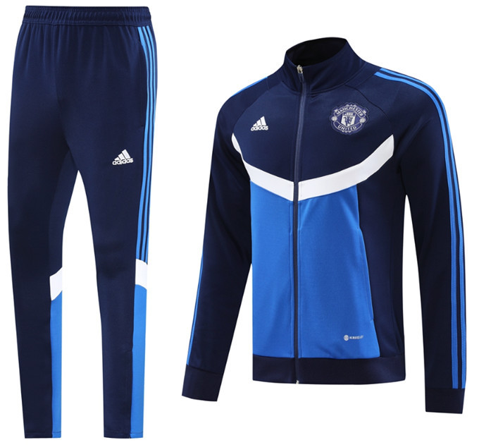 Men Set 24 25 Manchester United Soccer Jacket suit RASHFORD LONG sleeve GARNACHO HOJLUND B. FERNANDES MARTINEZ DALOT CASEMIRO SHAW ANTONY MAINOO 2024 2025 Football uniforms