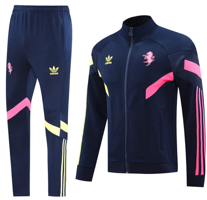 24 25 Juventus Soccer Jacket hooded suit YILDIZ MILIK DI MARIA VLAHOVIC KEAN POGBA CHIESA LOCATELLI 2024 2025 JUVE Men set jogging uniforms