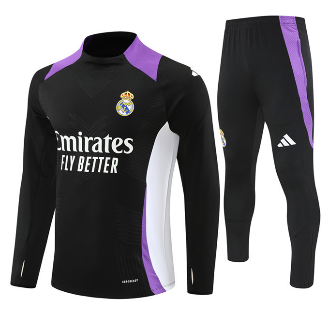 24 25 Men KIT Real Madrid Soccer Training suit MBAPPE BELLINGHAM VINI JR CAMAVINGA ALABA ASENSIO MODRIC 2024 2025 Adult Football jogging kit uniforms