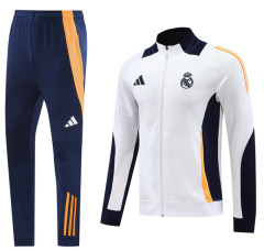 24 25 Real Madrid Soccer Jacket hooded suit MBAPPE BELLINGHAM VINI JR CAMAVINGA ALABA ASENSIO MODRIC 2024 2025 Men set jogging uniforms