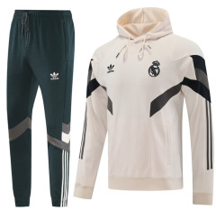 24 25 Real Madrid Soccer Jacket hooded suit MBAPPE BELLINGHAM VINI JR CAMAVINGA ALABA ASENSIO MODRIC 2024 2025 Men set jogging uniforms
