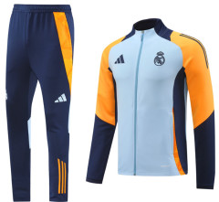 24 25 Real Madrid Soccer Jacket hooded suit MBAPPE BELLINGHAM VINI JR CAMAVINGA ALABA ASENSIO MODRIC 2024 2025 Men set jogging uniforms