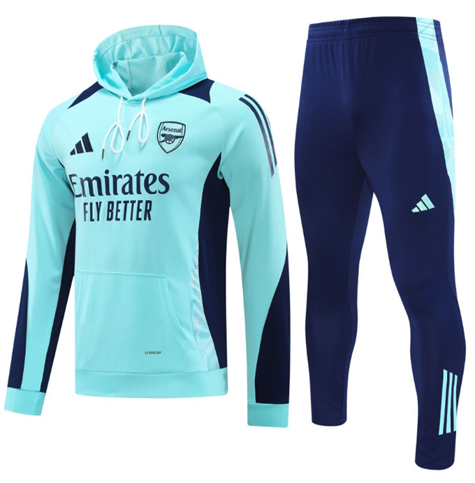 24 25 Arsenal Soccer Jacket hooded suit RICE HAVERTZ SAKA MARTINELLI WHITE SALIBA G.JESUS JORGINHO ODEGAARD 2024 2025 Men set jogging uniforms