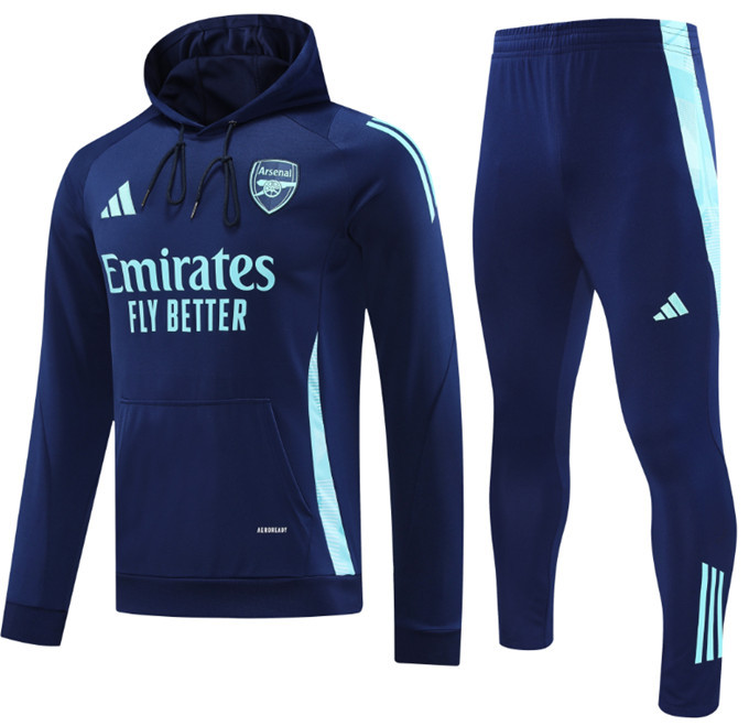 24 25 Arsenal Soccer Jacket hooded suit RICE HAVERTZ SAKA MARTINELLI WHITE SALIBA G.JESUS JORGINHO ODEGAARD 2024 2025 Men set jogging uniforms
