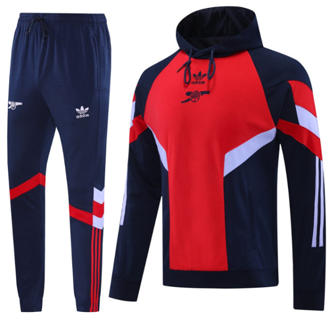 24 25 Arsenal Soccer Jacket hooded suit RICE HAVERTZ SAKA MARTINELLI WHITE SALIBA G.JESUS JORGINHO ODEGAARD 2024 2025 Men set jogging uniforms
