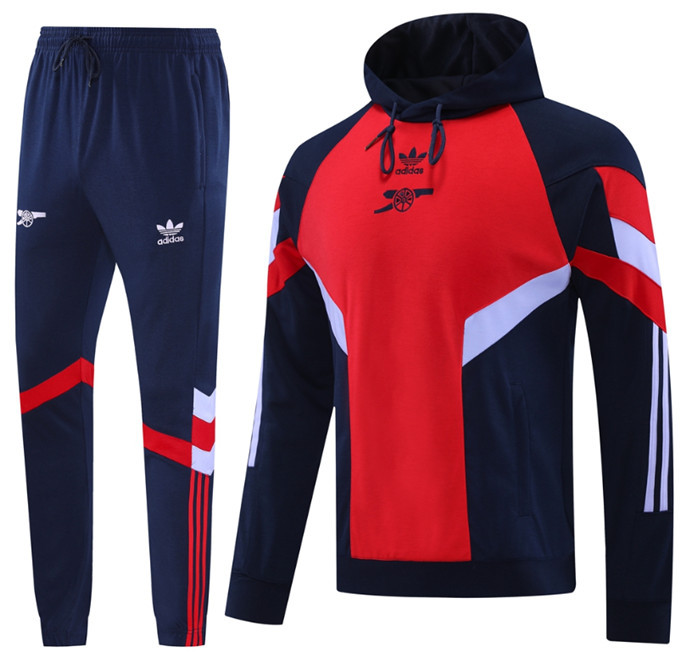 24 25 Arsenal Soccer Jacket hooded suit RICE HAVERTZ SAKA MARTINELLI WHITE SALIBA G.JESUS JORGINHO ODEGAARD 2024 2025 Men set jogging uniforms