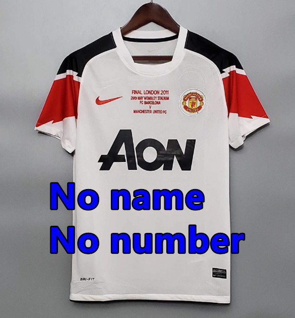 1998 1999 Manchester United Retro Soccer Jerseys Beckham Giggs Cantona Rooney Ronaldo 00 02 04 06 07 08 10 11 United Retro style Football shirt Adult Uniforms