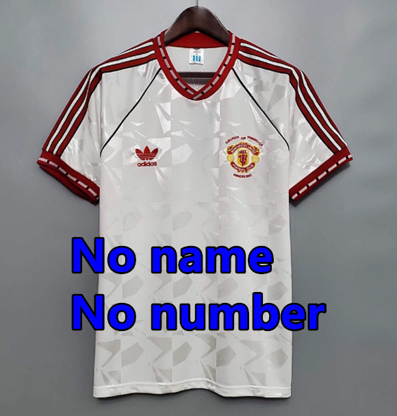 1992 1994 Manchester United Retro Soccer Jerseys Beckham Giggs Cantona Rooney Ronaldo 82 84 86 88 90 92 94 96 Retro style Football shirt Adult Uniforms