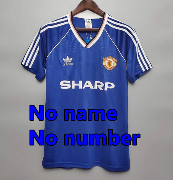 1992 1994 Manchester United Retro Soccer Jerseys Beckham Giggs Cantona Rooney Ronaldo 82 84 86 88 90 92 94 96 Retro style Football shirt Adult Uniforms