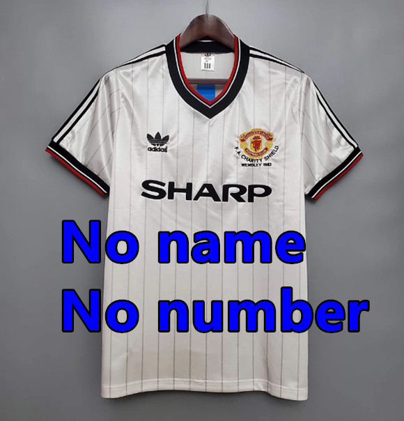 1992 1994 Manchester United Retro Soccer Jerseys Beckham Giggs Cantona Rooney Ronaldo 82 84 86 88 90 92 94 96 Retro style Football shirt Adult Uniforms