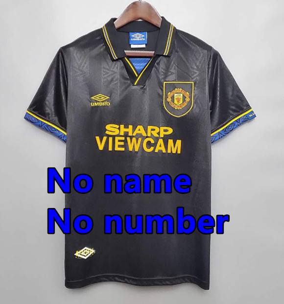 1992 1994 Manchester United Retro Soccer Jerseys Beckham Giggs Cantona Rooney Ronaldo 82 84 86 88 90 92 94 96 Retro style Football shirt Adult Uniforms
