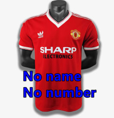 1992 1994 Manchester United Retro Soccer Jerseys Beckham Giggs Cantona Rooney Ronaldo 82 84 86 88 90 92 94 96 Retro style Football shirt Adult Uniforms