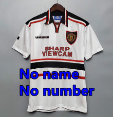 1998 1999 Manchester United Retro Soccer Jerseys Beckham Giggs Cantona Rooney Ronaldo 00 02 04 06 07 08 10 11 United Retro style Football shirt Adult Uniforms