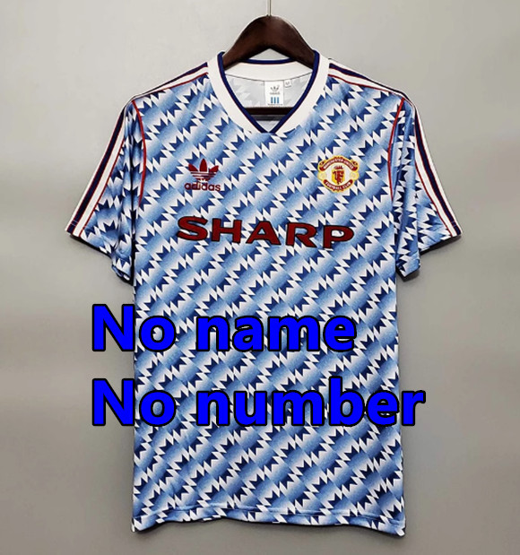 1992 1994 Manchester United Retro Soccer Jerseys Beckham Giggs Cantona Rooney Ronaldo 82 84 86 88 90 92 94 96 Retro style Football shirt Adult Uniforms