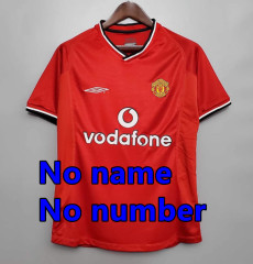 1998 1999 Manchester United Retro Soccer Jerseys Beckham Giggs Cantona Rooney Ronaldo 00 02 04 06 07 08 10 11 United Retro style Football shirt Adult Uniforms