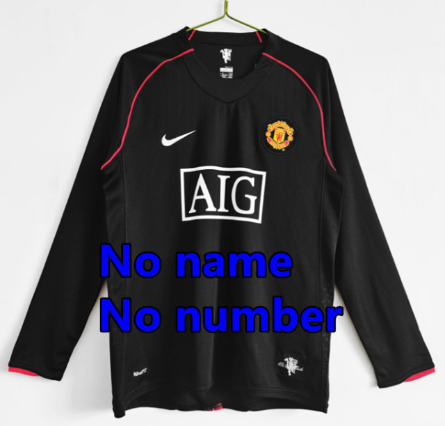 1998 1999 Manchester United Long sleeve Retro Soccer Jerseys Beckham Giggs Cantona Rooney Ronaldo 92 94 96 00 02 04 06 07 08 10 11 United Retro style Football shirt Adult Uniforms