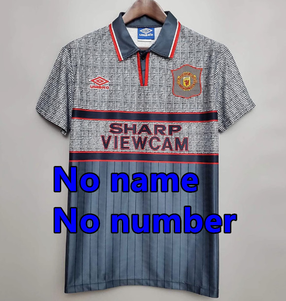 1998 1999 Manchester United Retro Soccer Jerseys Beckham Giggs Cantona Rooney Ronaldo 00 02 04 06 07 08 10 11 United Retro style Football shirt Adult Uniforms