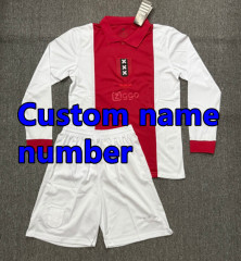 25 26 Ajax 125th anniversary jersey TADIC BASSEY BERGHUIS BLIND KLAASSEN BERGWIJN MARLEY BERGHUIS CRUYFF 2025 2026 Long sleeves KIDS kit Football Adult Uniforms