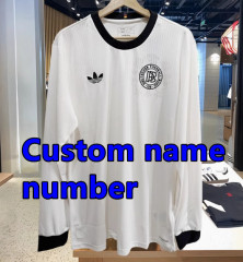 white Long Custom Name number