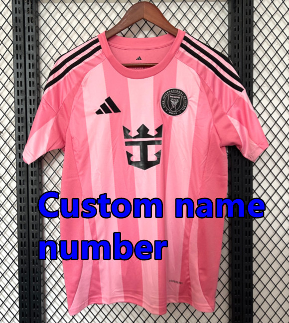 25 26 Inters Miami Soccer Jerseys MESSI SUAREZ MATUIDI HIGUAIN TRAPP PELLEGRINI Martinez FC CARRANZA PIREZ MORGAN 2025 2026 Home Away 3rd Men Football Uniforms
