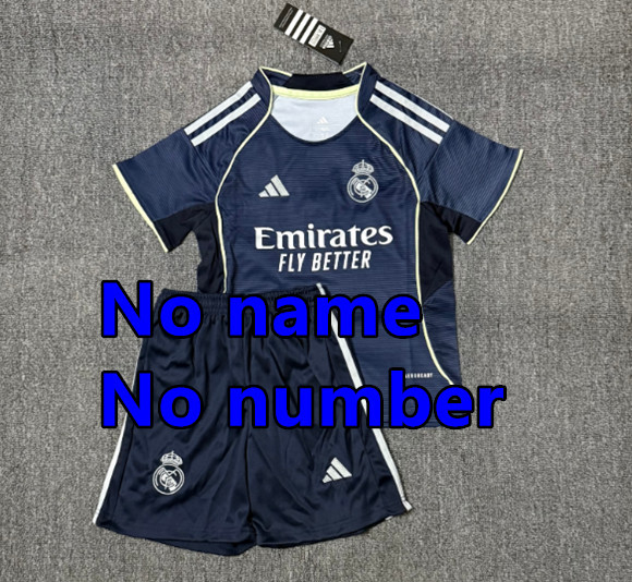 25 26 KIDS KIT Real Madrid Soccer Jerseys MBAPPE Home Away third BELLINGHAM VINI JR CAMAVINGA VALVERDE MODRIC REAL MADRIDS BOY 2025 2026 Football uniforms