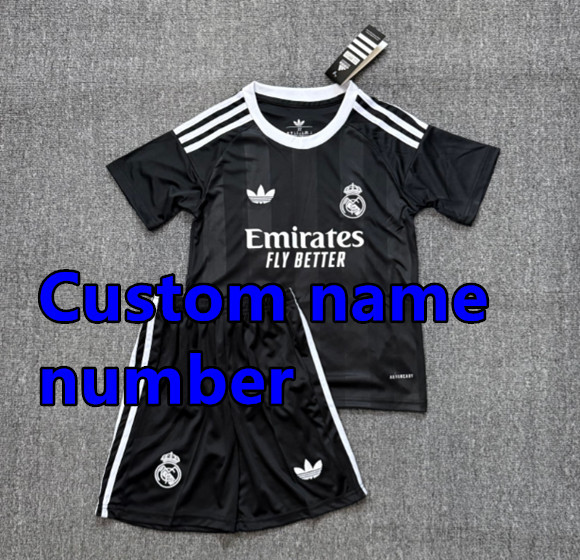 25 26 KIDS KIT Real Madrid Soccer Jerseys MBAPPE Home Away third BELLINGHAM VINI JR CAMAVINGA VALVERDE MODRIC REAL MADRIDS BOY 2025 2026 Football uniforms