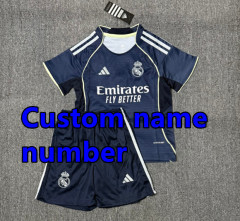 25 26 KIDS KIT Real Madrid Soccer Jerseys MBAPPE Home Away third BELLINGHAM VINI JR CAMAVINGA VALVERDE MODRIC REAL MADRIDS BOY 2025 2026 Football uniforms