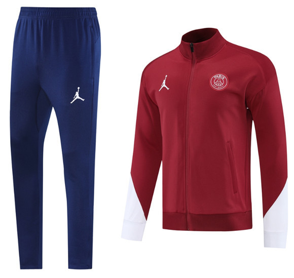 25 26 PSG Soccer Jacket suit Long zipper MBAPPE O DEMBELE HERNANDES KOLO MUANI BARCOLA HAKIMI 2024 2025 2026 Paris Men set jogging uniforms