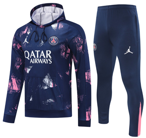 24 25 PSG Soccer Jacket hooded suit MBAPPE O DEMBELE HERNANDES KOLO MUANI BARCOLA HAKIMI 2024 2025 Paris Men set jogging uniforms