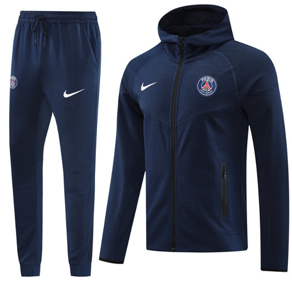 24 25 PSG Soccer Jacket hooded suit MBAPPE O DEMBELE HERNANDES KOLO MUANI BARCOLA HAKIMI 2024 2025 Paris Men set jogging uniforms