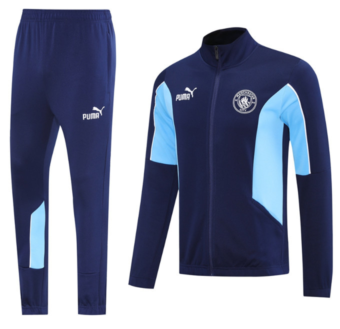 25 26 Manchester City Soccer Jacket suit Long zipper HAALAND DE BRUYNE PHILLIPS GREALISH FERRAN MAHREZ FODEN BERNARDO 2024 2025 2026 Men set jogging uniforms